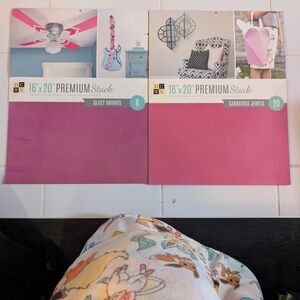 DCWV 16"x20" Premium Stack Papers In Glitzy Brights And Cardstock Jewels